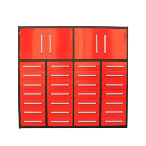 7ft Workbench Cabinet with 28 Drawers & 4 Cabinets