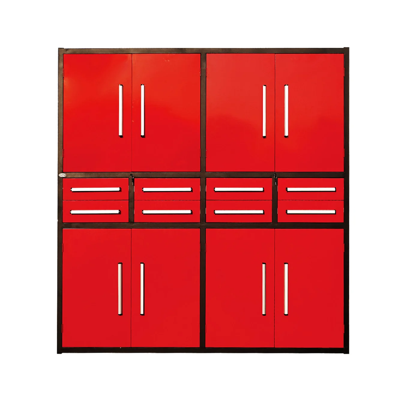 7ft Garage Storage Cabinet (8 Drawers & 4 Cabinets) 2 7ft Garage Storage Cabinet 8 Drawers 8 Cabinets red 1