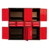 7ft Garage Storage Cabinet (8 Drawers & 4 Cabinets) 18 7ft Garage Storage Cabinet 8 Drawers 8 Cabinets red 2