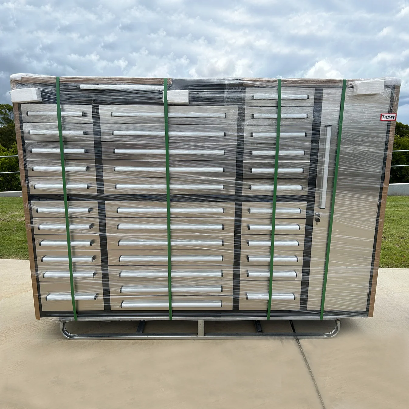 7ft Garage Storage Cabinet (35 Drawers & 1 Cabinet) 16 7ft storage cabinet 35 drawers 1 cabinets Silver 13