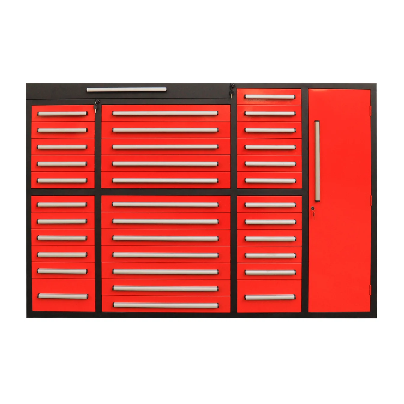 7ft Garage Storage Cabinet (35 Drawers & 1 Cabinet) 1 7ft Garage Storage Cabinet with 35 Drawers