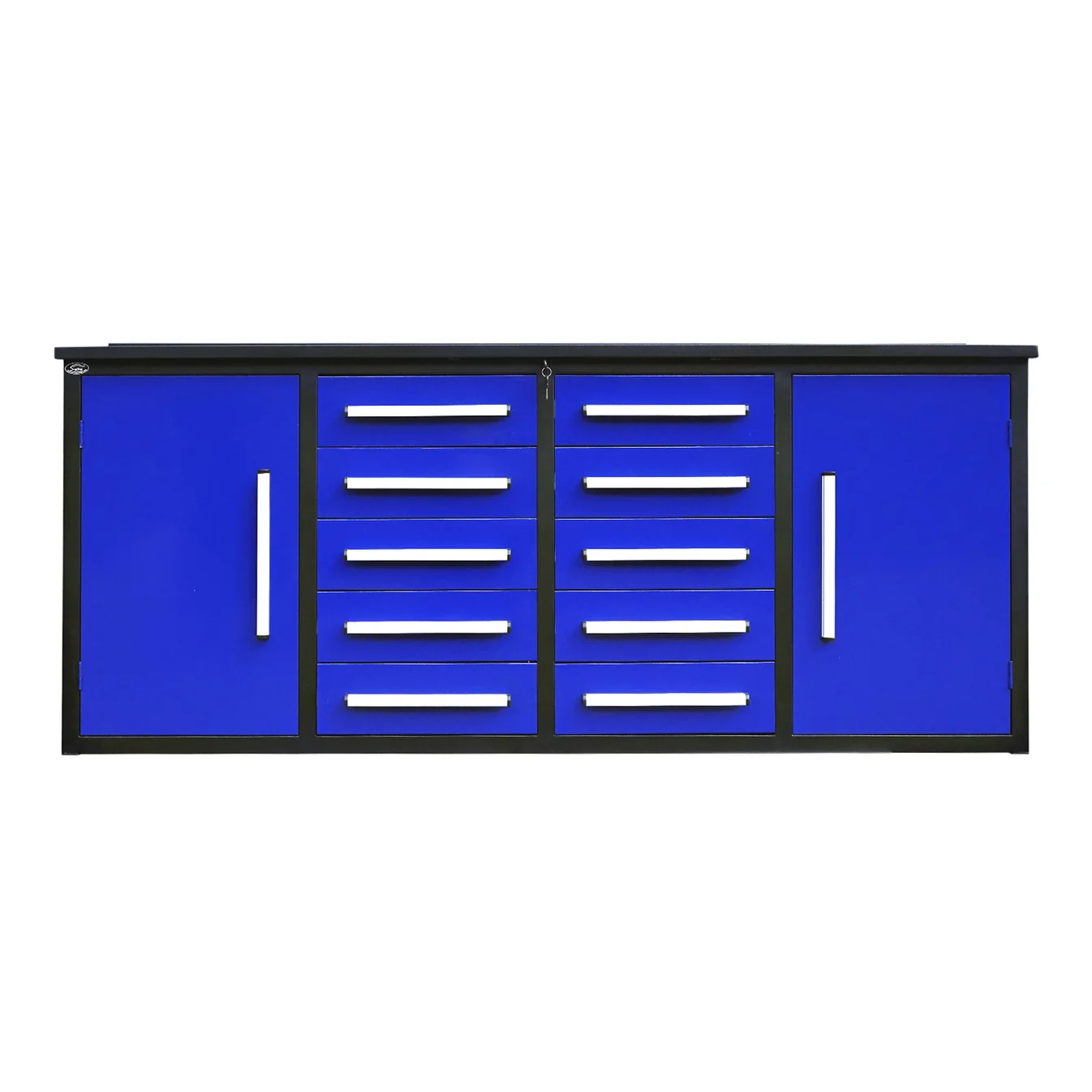 7ft Heavy Duty Workbench with 10 Drawers & 2 Cabinets 1 7ft Heavy Duty Workbench with 10 Drawers