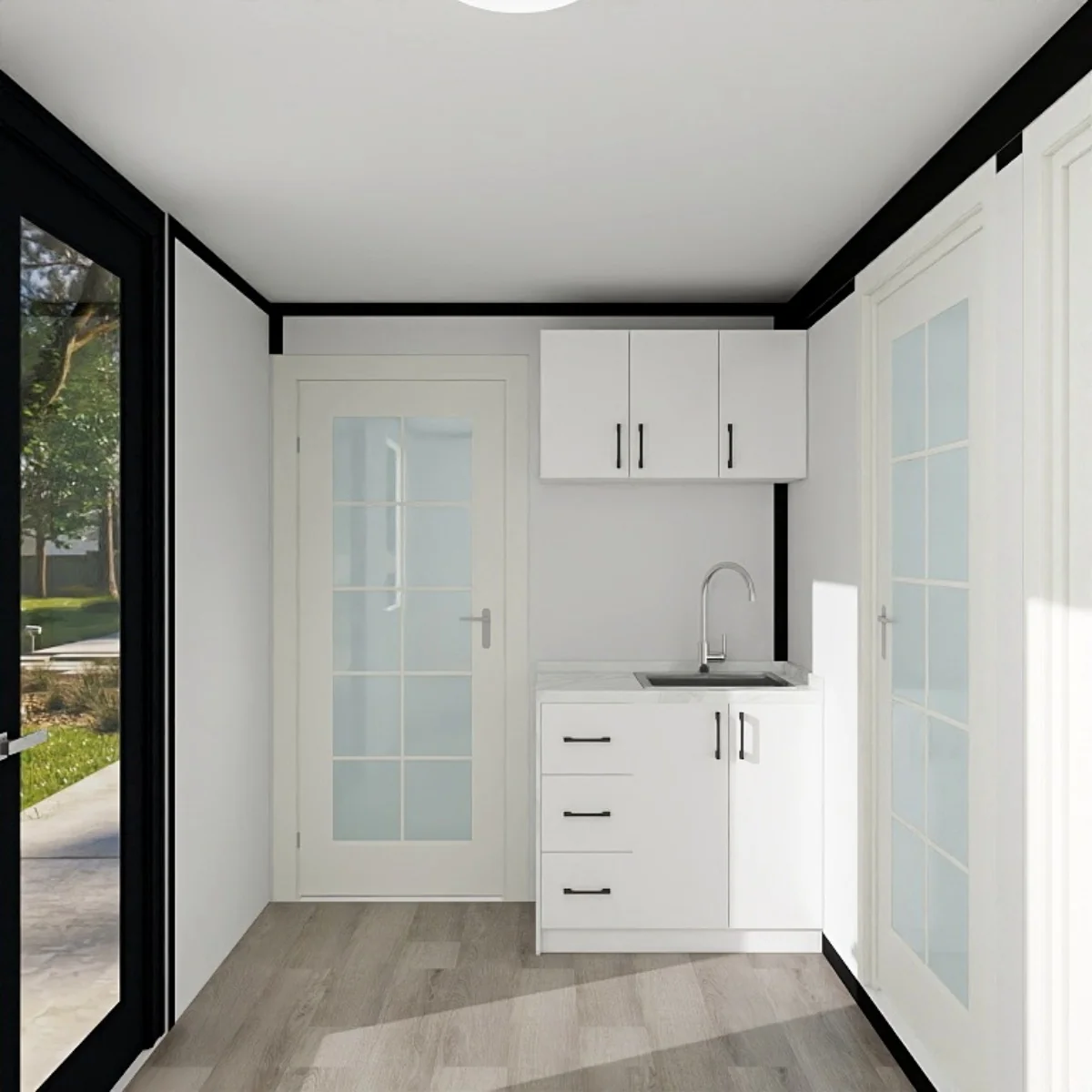 7ft x 20ft Expandable Mobile Studio Unit with 2 Bedroom 6 7ft x 20ft expandable mobile studio unit with 2 bedroom 1