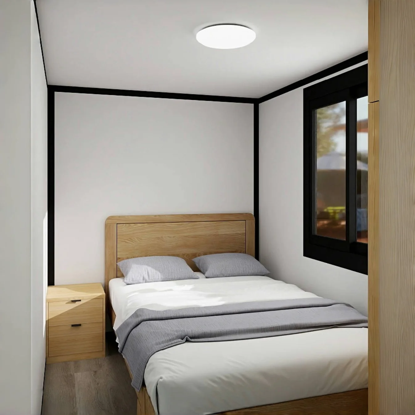 7ft x 20ft Expandable Mobile Studio Unit with 2 Bedroom 4 7ft x 20ft expandable mobile studio unit with 2 bedroom 3