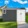 8x12 FT Metal Storage Shed new 01
