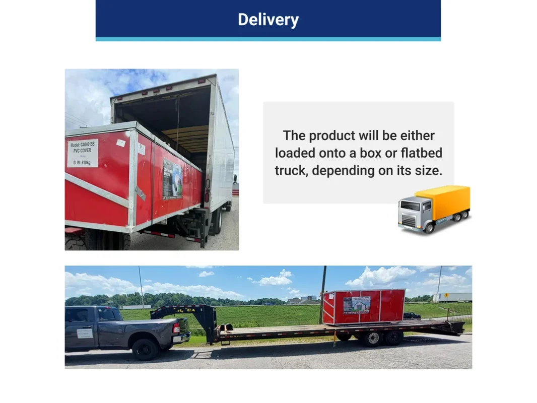 W20'xL20'xH12' Single Truss Storage Shelter