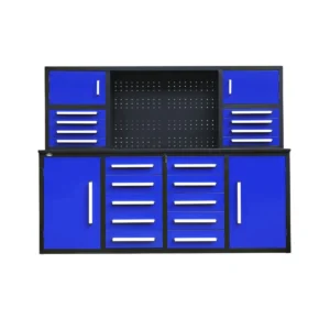 7 ft Garage Workbench Cabinet with 18 Drawers