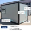 Pipe data 13ft Portable office