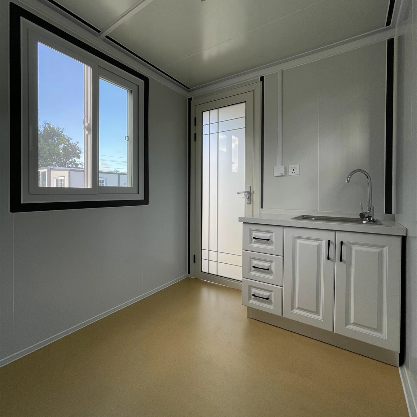 Modern Portable Office 7ft x 20ft with Bedroom 10 Portable Office 7 20ft C 3