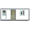 Portable Office 7ft x 20ft with Bathroom 17 Portable Office 7 20ft D 2