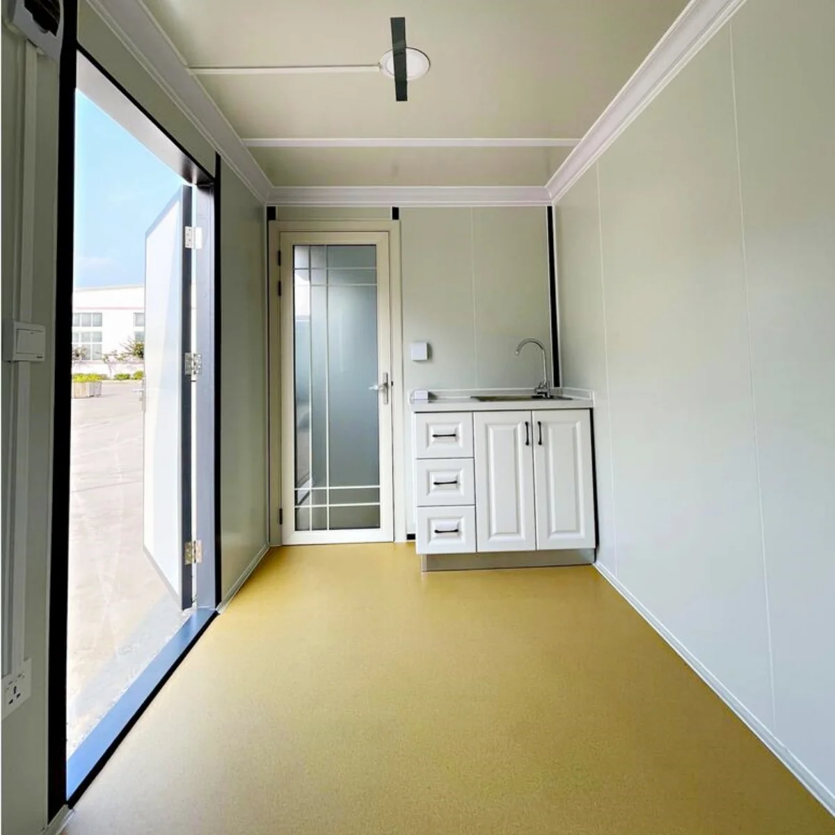 Portable Office 7ft x 20ft with Bathroom 6 Portable Office 7 20ft D 4