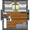 Expandable Prefab Home 19ft x 20ft With 1 Bedroom and Bathroom 44 Prefab House 19ftx20ft Chery Industrial 2bedroom 1