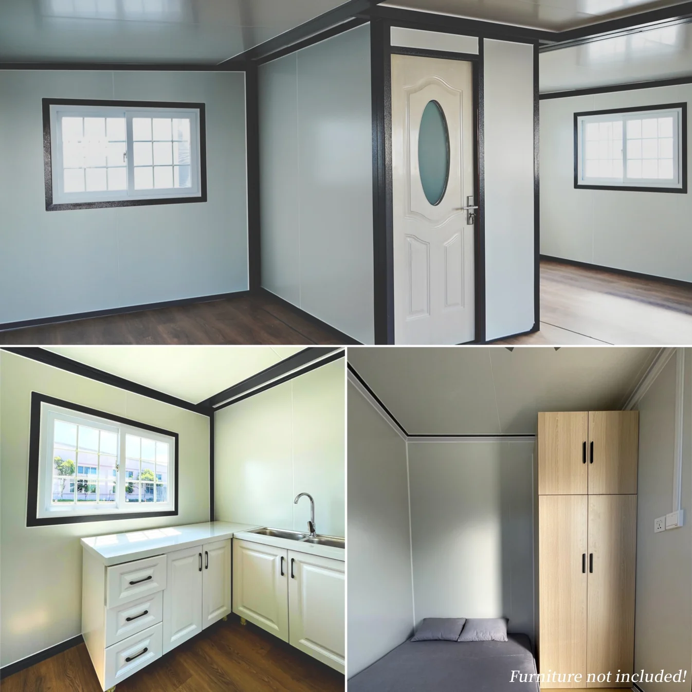 Expandable Prefab Home 19ft x 20ft With 1 Bedroom and Bathroom 15 Prefab House 19ftx20ft Chery Industrial 2