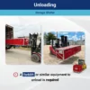W20'xL20'xH12' Single Truss Storage Shelter 18 Storage Shelter Unloading