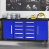 Workbench 7FT 10D 2 wheels and handles Blue 6