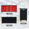 Workbench 7FT 10D 2 wheels and handles Red 5