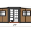 19x20ft Prefab House With 2 Bedrooms & Bathroom