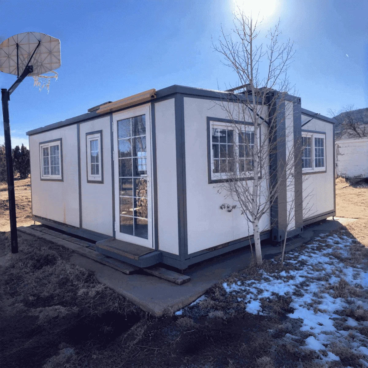 Mobile Expandable Prefab House 16½ft x 20ft 11 modular house 16.5ftx20ft Scene 1