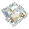 Expandable Prefab Home 19ft x 20ft With 1 Bedroom and Bathroom 31 modular house 19ftx20ft Scene 1